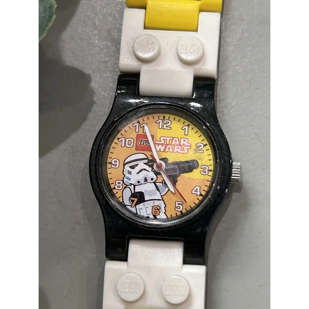 Star Wars‎ Vintage 2004 Stormtrooper Multicolor Lego Watch READ**